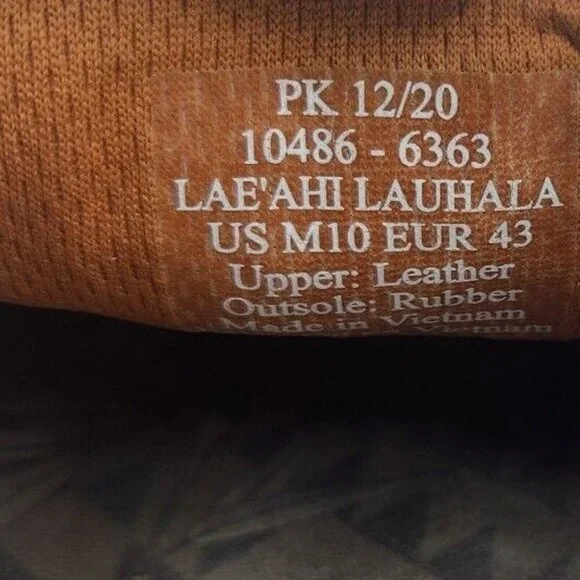 Olukai Lae'ahi Lauhala Brown Leather Slip-On Loafer Shoes 10486 Men’s Size 10 US - Picture 11 of 11